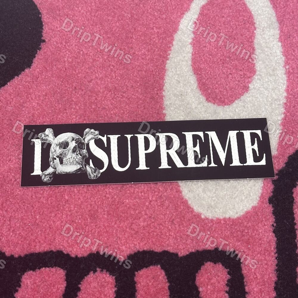 Supreme Skull-and-Crossbones Sticker – New